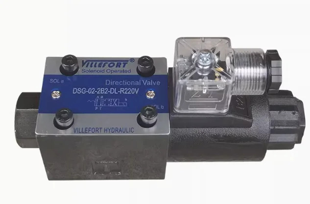 VILLEFORT 유압 솔레노이드 방향 밸브 DSG-03-3C2-DL DSG-03-3C4-DL DSG-03-3C6-DL DSG-03-2B2-LW