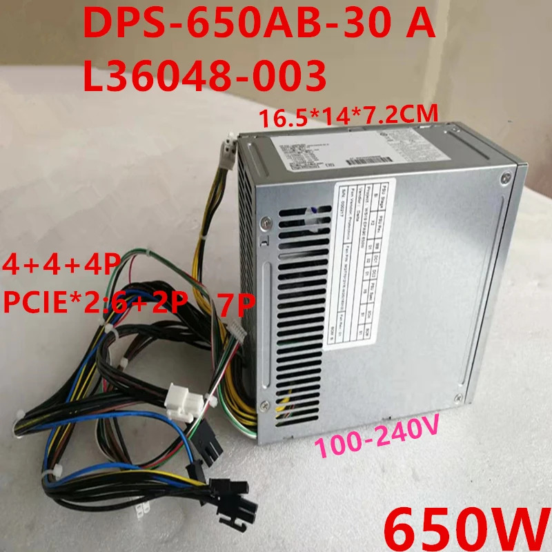 hp호환 800 Z2 G4 PSU 4핀 650W 전원공급장치 DPS-650AB-30 A L36048-003 L36049-003 L57253-003 DPS-650AB-30A 신