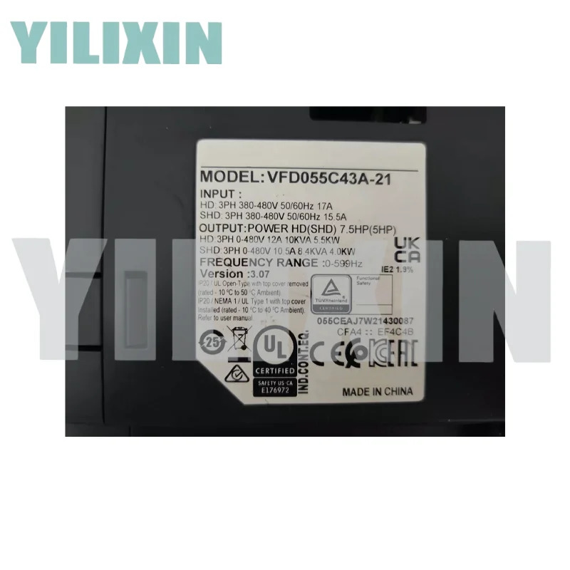 VFD055C43A-21 VFD075C43A-21 VFD110C43A-21 C2000 주파수 변환기