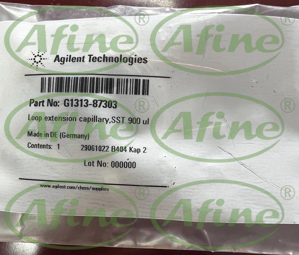 AFINE Agilent G1313-87303 스테인레스 스틸 루프 익스텐션 모세관 900 L 계량 필요
