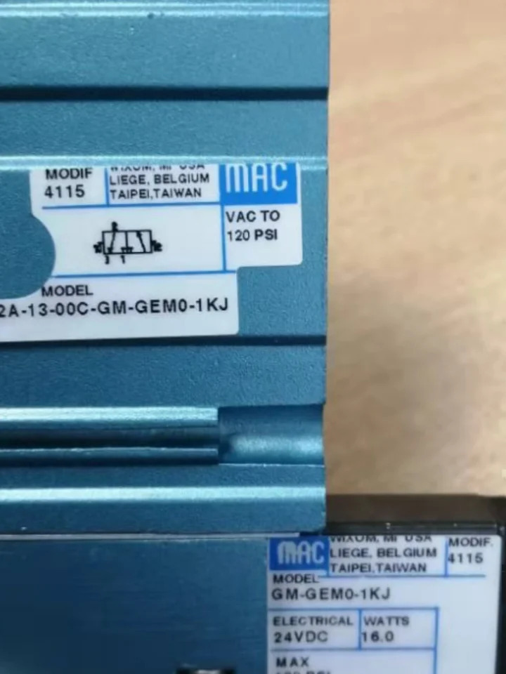 MAC 솔레노이드 밸브 3730 4115 납품 OOC 52A-13-00C-GM호환-GEM0-1KJ