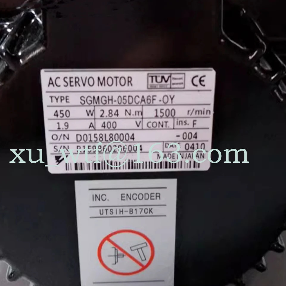 오리지널 SGM호환GH-05DCA6F-OY AC 서보모터 400V 450W 신
