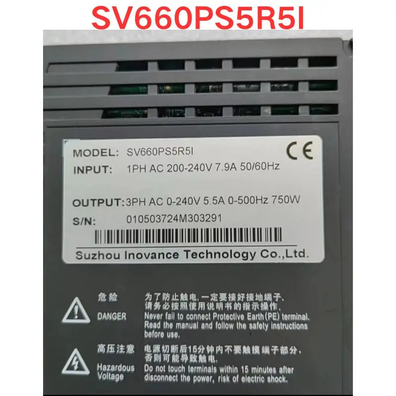 리퍼 Inovance SV660PS5R5I 서보 드라이브 0.75KW 기능 OK