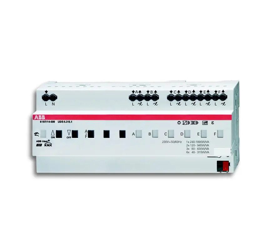 ABB I-bus EIB 범조광기 6197/14-500 6197/14-101 -500 포장