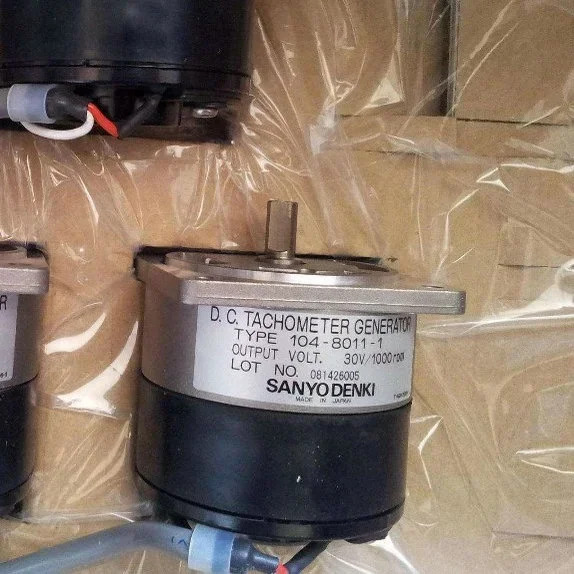 SANYO DENKI SANYODENKI DC 타코미터 제너라탑 104-8011-1 서보모터 속도 측정 모터 30V 1000rpm