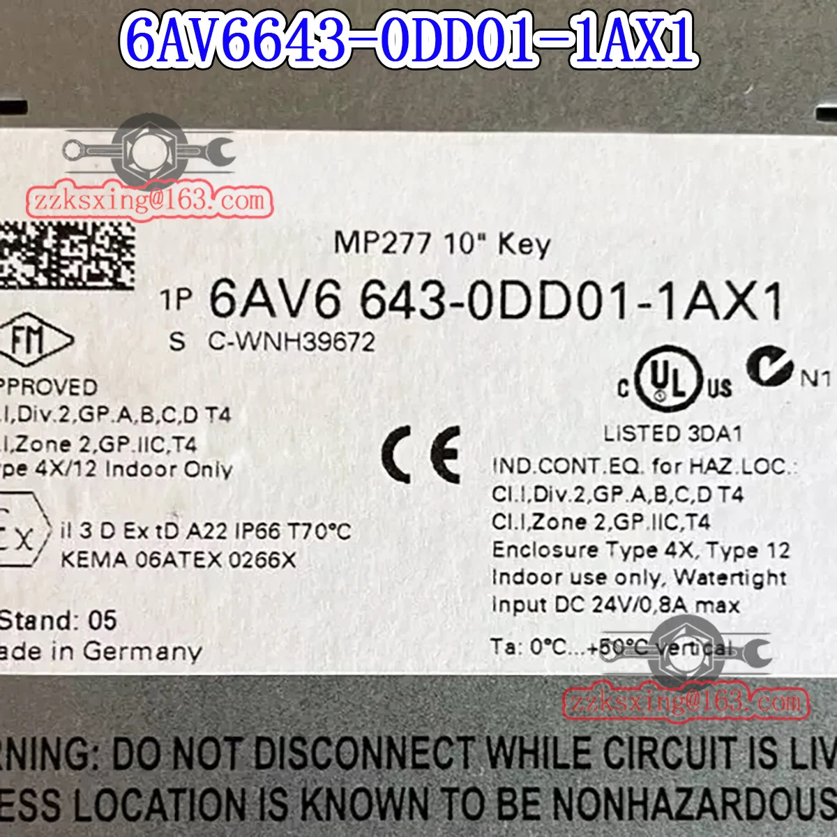 오리지널 터치 스크린 머신 인터페이스 66643-0DD01-1AX1