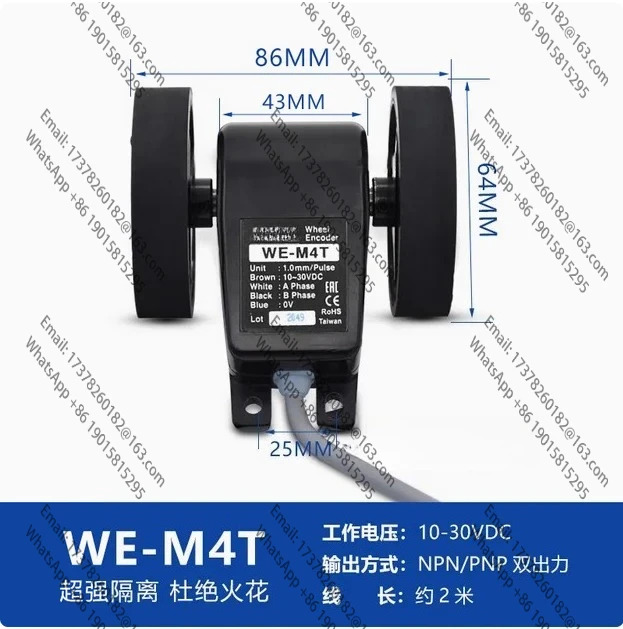 WE-M4T FOTEK 오리지널 새 휠 길이 인코더 센서 카운터