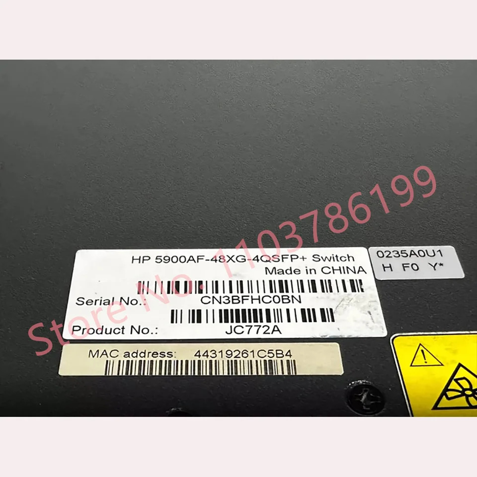 H-P 48 포트 SFP  4 40G 10G 네트워크 스위치 JC772A 5900AF-48XG-4QSFP