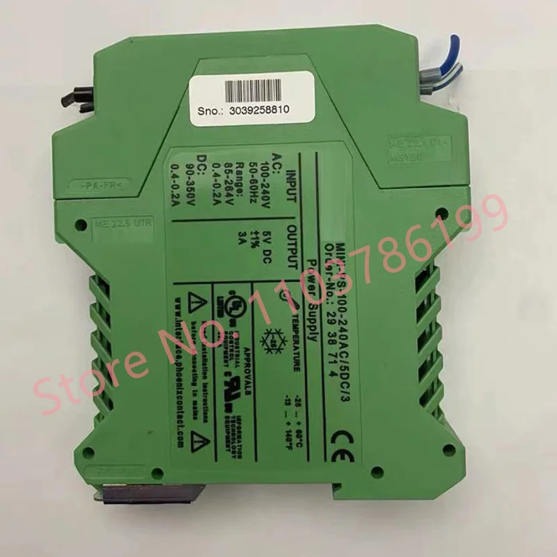 피닉스 스위칭 전원공급장치 2938714 MINI-PS-100-240AC 5DC 3
