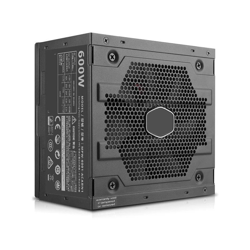 쿨러 마스터 소드 전쟁 ii 오리지널 PSU 600W RTX2070 지능형 온도 제어 호스트 전원공급장치 MPW-6001-ACABN1