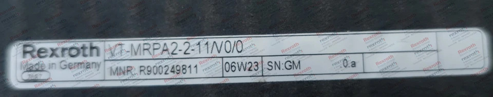 Rexroth R900249811 VT-MRPA2-2-11/V0/0