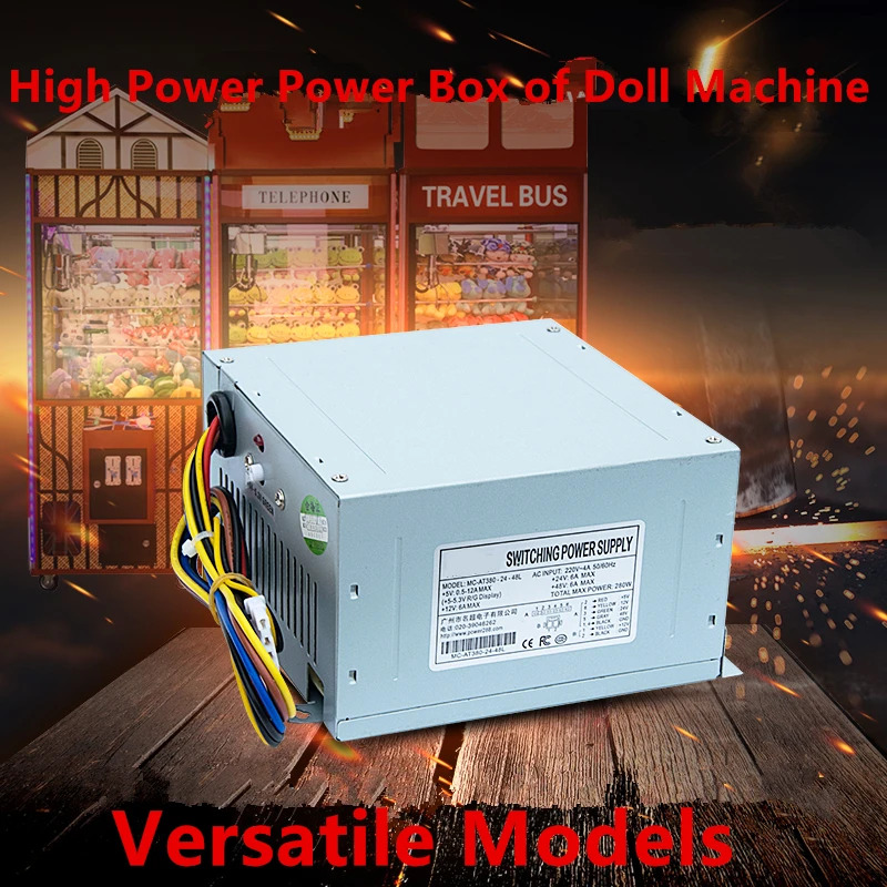 Mingchao오리지널 인형 기계 PSU 전원공급장치 MC-AT380-24-48L AC220V 280W