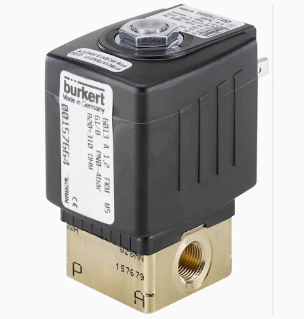 Burkert 소구경 솔레노이드 밸브 6013A 3.0 G1/8 24VDC 00126091 126091