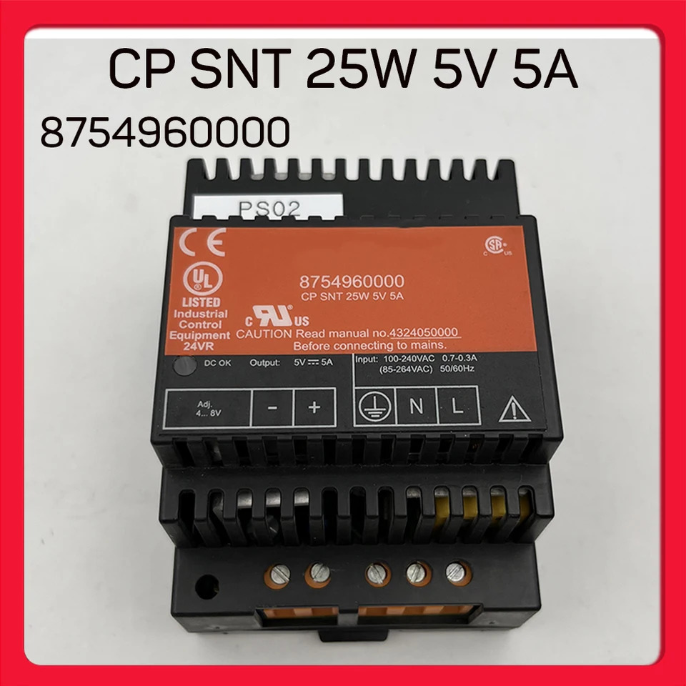 Weidmuller 전원공급장치8754960000 CP SNT 25W 5V 5A
