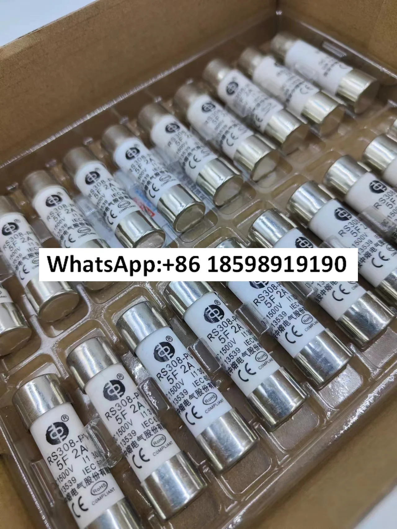 전기 퓨즈 RS308 PV 5F2A15ADC1500V 에너지 태양광
