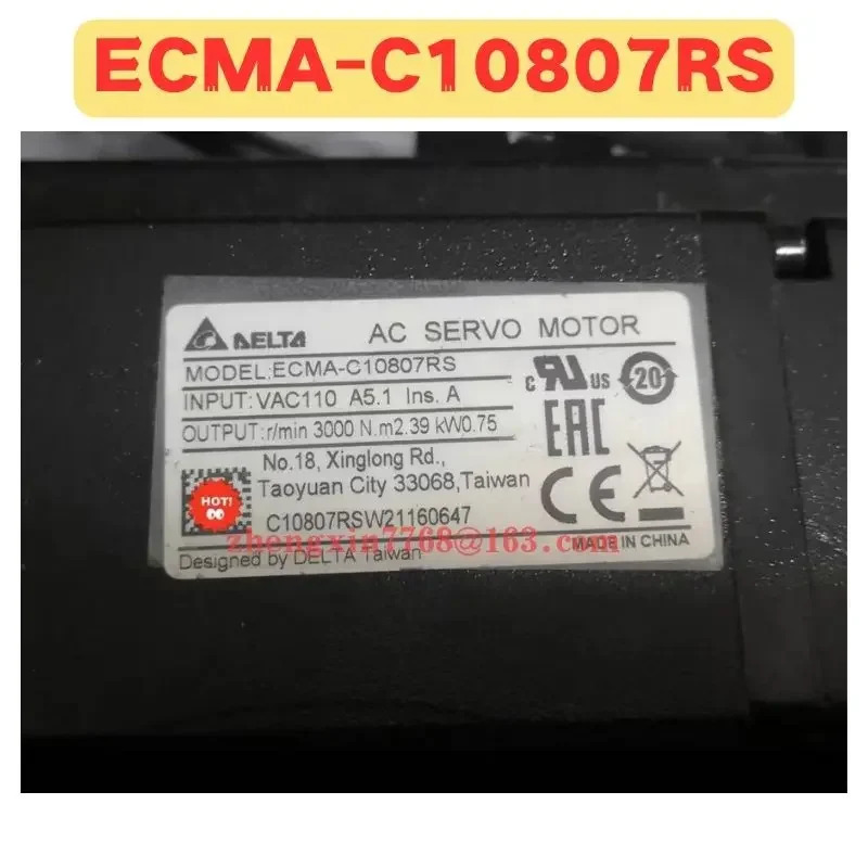 오리지널 ECMA-C10807RS ECMA C10807RS 서보모터 신