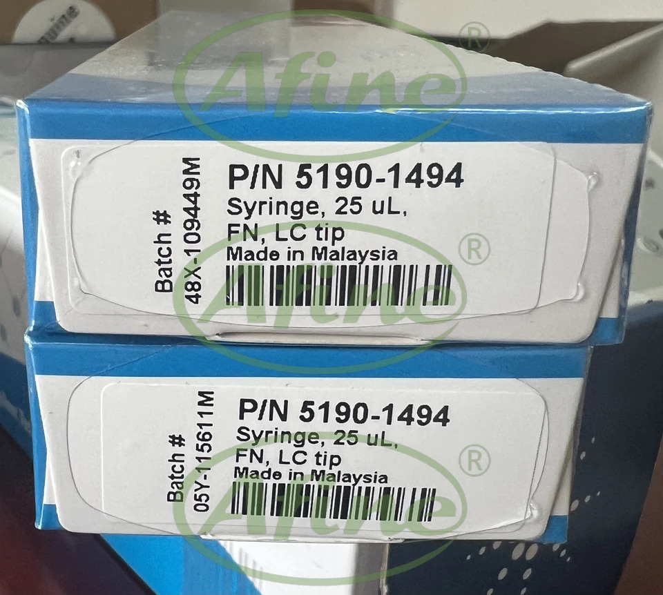 AFINE Agilent 수동 주사기 5190-1479 5190-1514 5190-1494 5190-1497 5190-1503 샘플링 5.0 L FN 26g 경사 팁