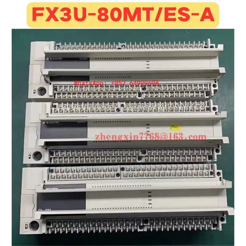 리퍼 PLC FX3U-80MT/ES-A FX3U-80MT ES-A 정상 기능 완료