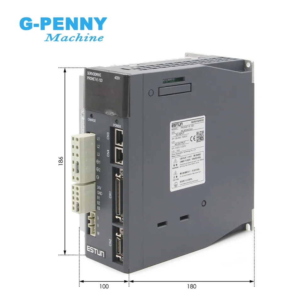 ESTUN ProNet 시리즈 AC 서보 시스템 드라이브 서보모터 키트 1.5KW 7.16N.m 5A 2000r/min