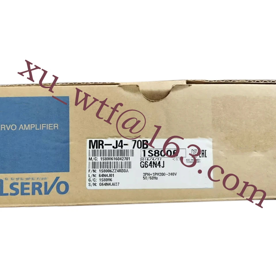 오리지널 서보 드라이버 MR-J4-70B 신