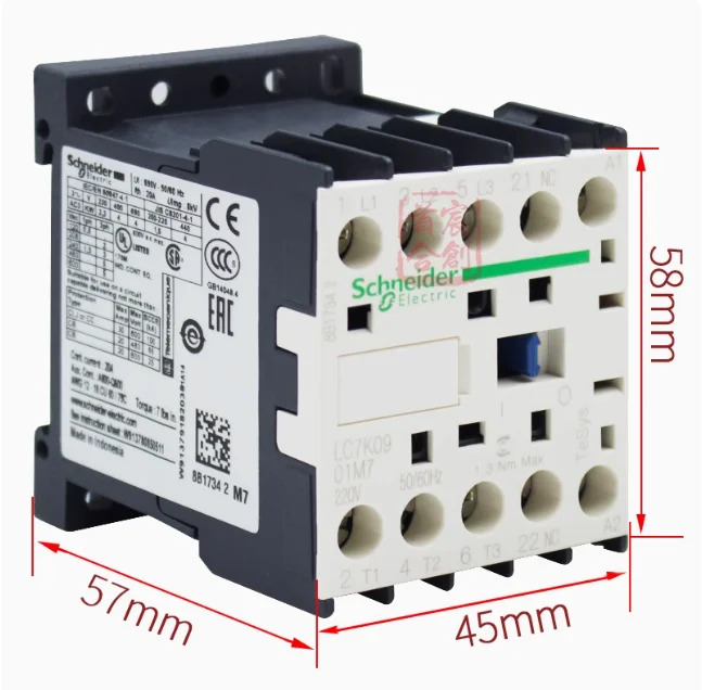 슈나이더 AC 접촉기 LC7K0901M7 220V LC1-DT25M7C LC1K0910B7 AC24V