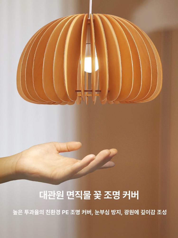일식 웜 펜던트조명 라이트 천장 램프 색상문의 펜던트등 와이어 빈티지 호박등 모던 - 상세 이미지 3