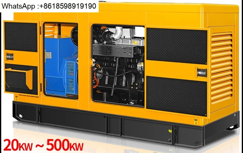 소형 무소음 20 30 50 100 150KW 발전기 세트 200KVA 차량 300kW