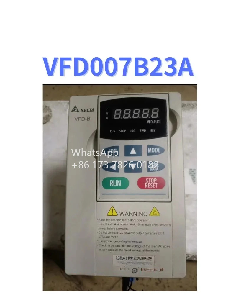 VFD007B23A 리퍼 인버터 0.75kW/1hp호환 230V 3PHASE 작동 기능 OK