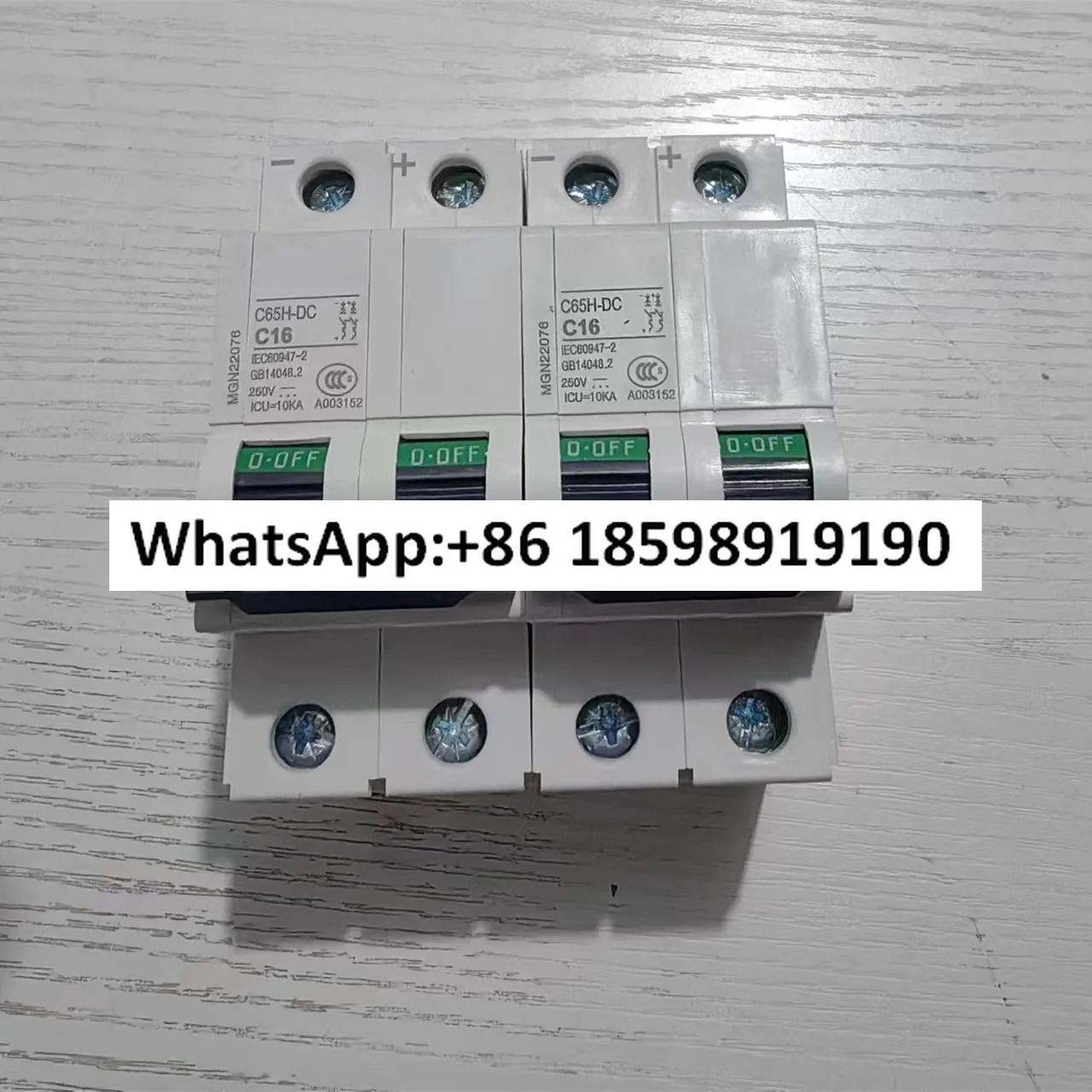 C65H-DC 3P DC 차단기 1A-63A