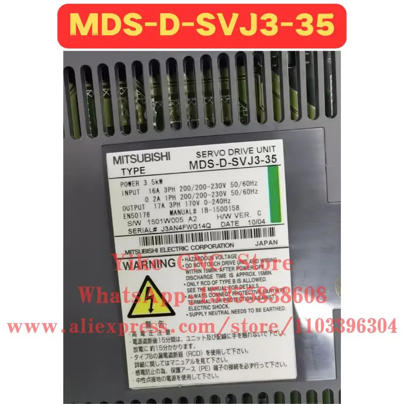 리퍼 서보 드라이브 MDS-D-SVJ3-35 정상 기능 완료