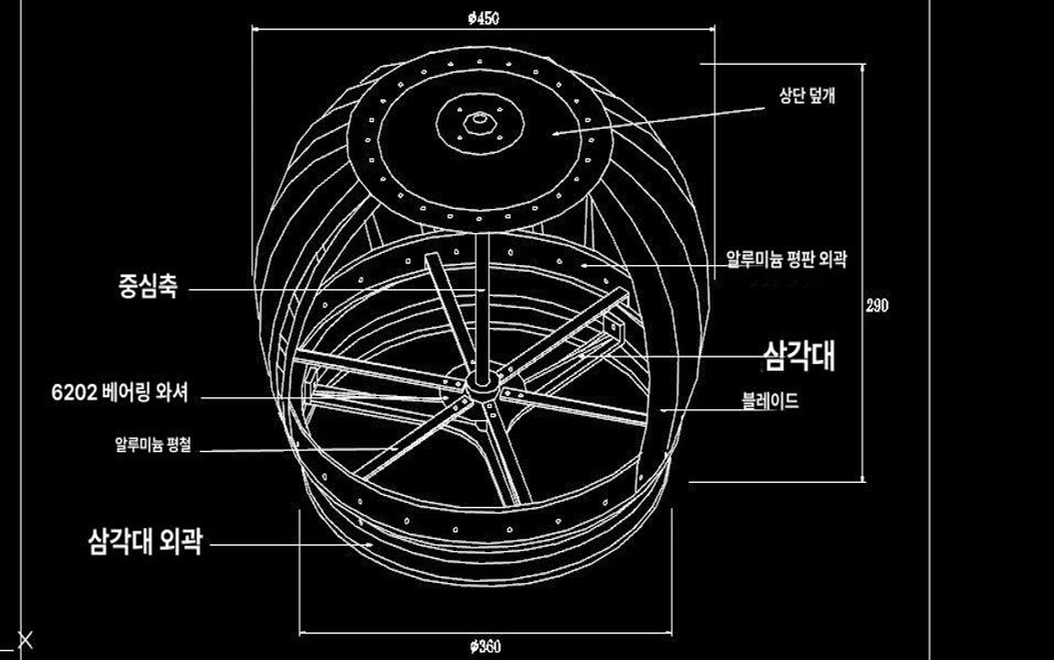 벤츄레이터 무동력환풍기 옥상 환기구 벤츄레타 통풍기 스테인레스 배기팬 벤틸레이터 - 상세 이미지 4