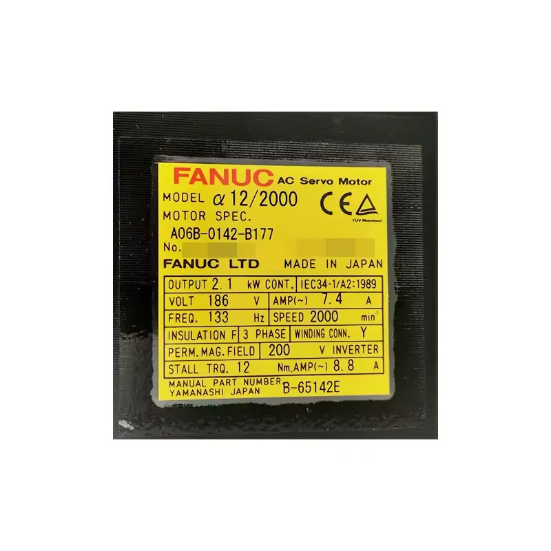 A06B-0142-B177 Fanuc 서보모터 Ok A06B 0142 B177 리퍼 완료