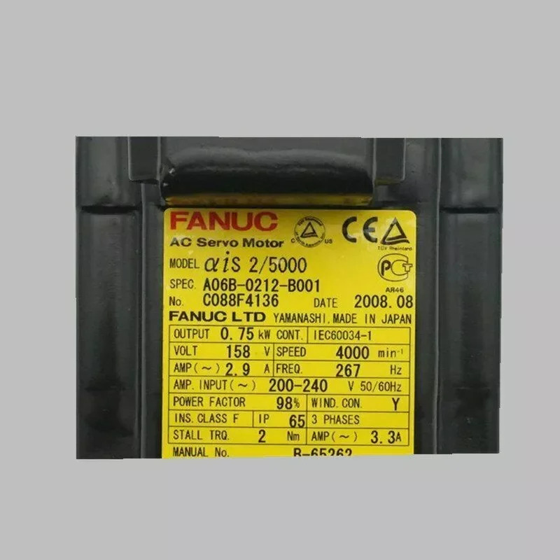 A06B-0212-B001 Fanuc AC 서보모터 12개월 A06B0212B001