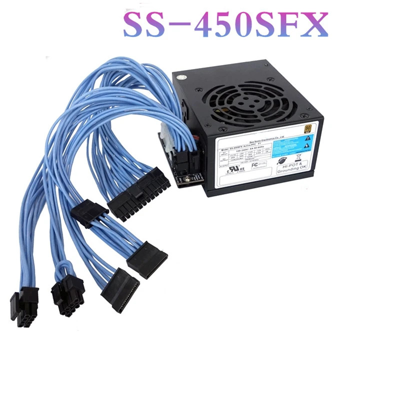 Seasonic ITX SFXPSU 완전 모듈식 80 플러스 골드 450W 전원공급장치 SS-450SFX 신