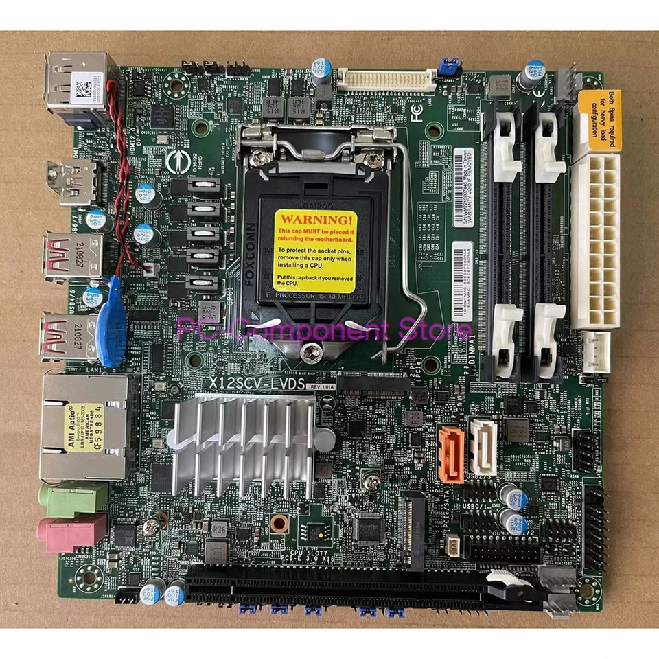 Supermicro ITX NAS SODIMM 지원서버 마더보드 W-1200 X12SCV-LVDS