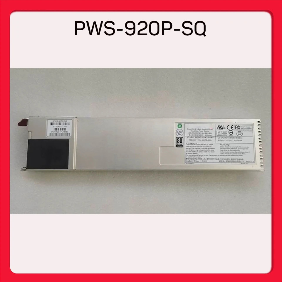 슈퍼마이크로 전원공급장치 모듈PWS-920P-SQ 920W