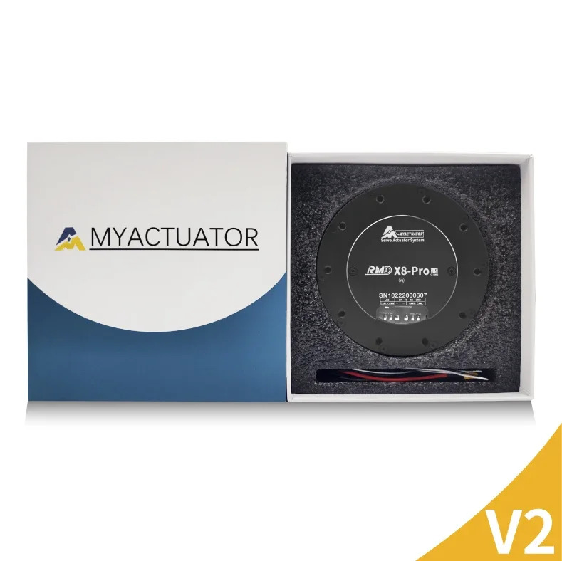 RMD-X8 프로 19 V2 브러시리스 DC 서보모터 액추에이터 감속기 산업암 러너 다이렉트 드라이브 모터 35N.M