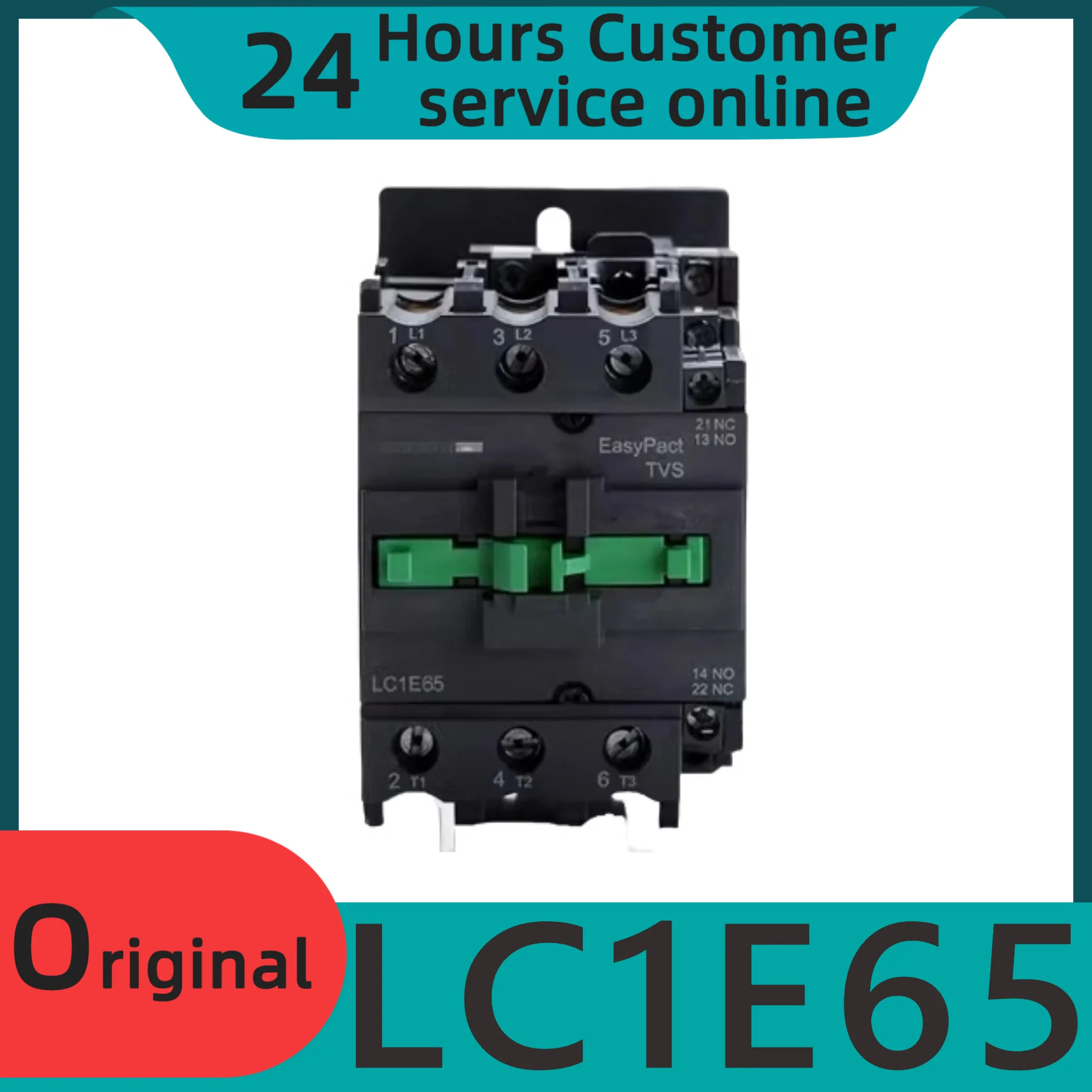 오리지널 D3N AC 접촉기 전류 65A 220V LC1E65 M5N