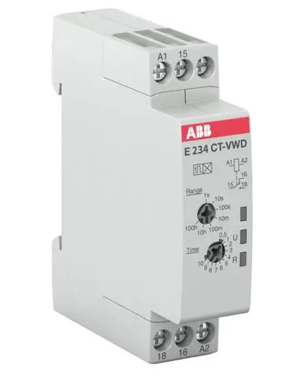오리지널 ABB 타임 릴레이 CT-vwd.1224-48vdc/24-240vac 1c/o.
