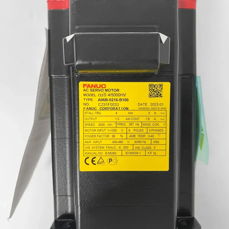 A06B-0216-B100 Fanuc AC 서보모터 12개월 A06B 0216 B100