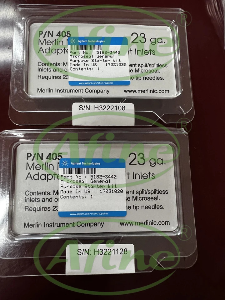 AFINE Agilent 5182-3442 멀린 마이크로씰 스타터 키트 너트 불소 탄성체 스테인리스 씰 양극산화 알루미늄
