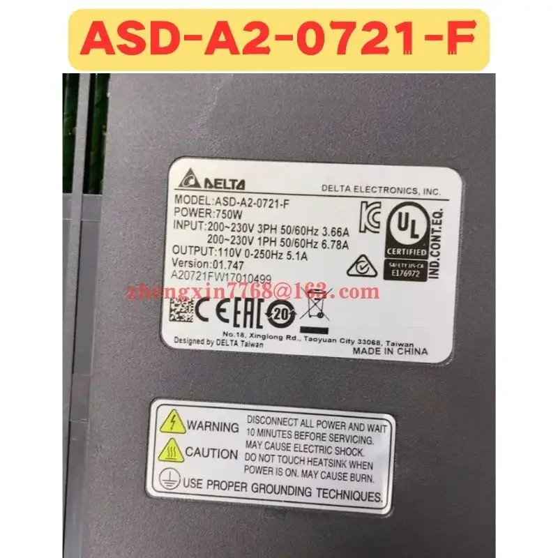 리퍼 서보 드라이브 ASD-A2-0721-F ASD A2 0721 F 정상 기능 완료