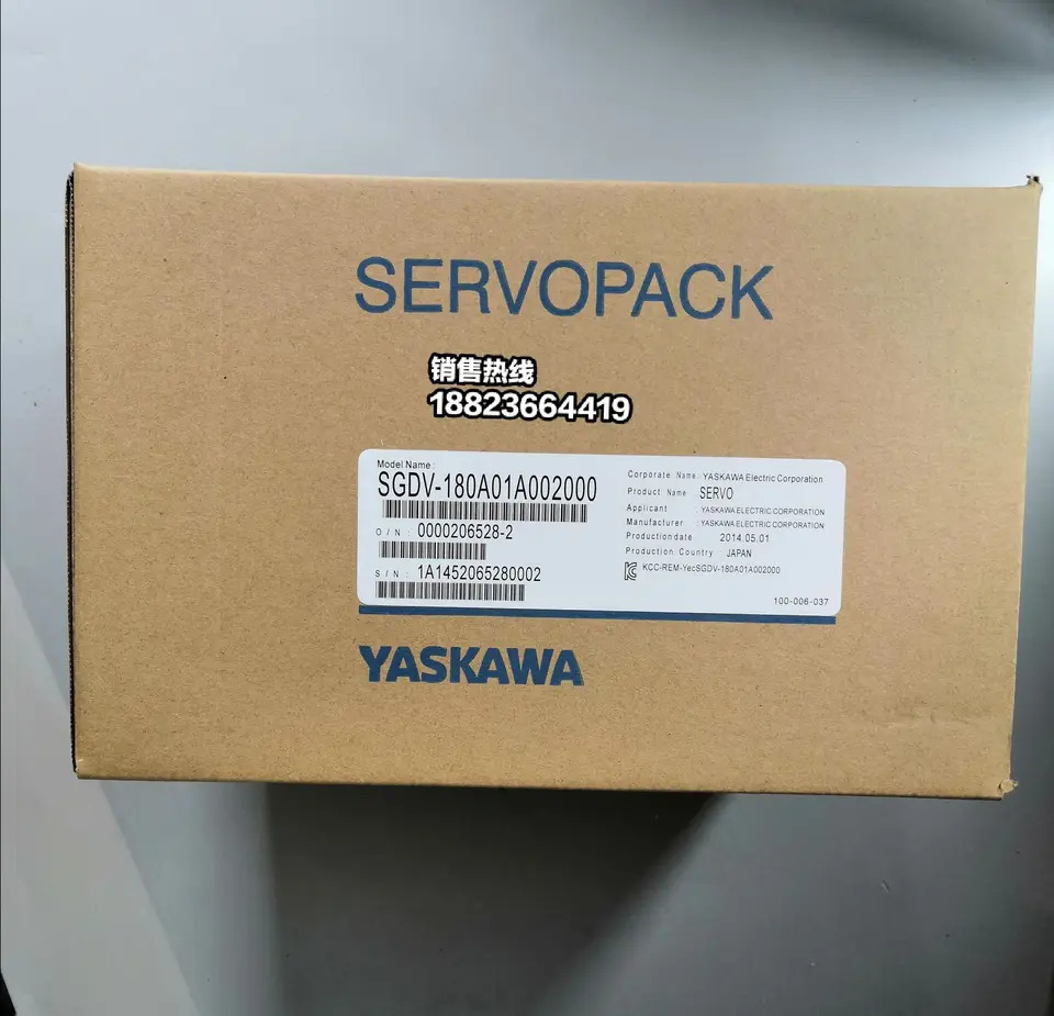 Yaskawa 서보 드라이브 SGDV-180A01A00200 SGDV-180A11A