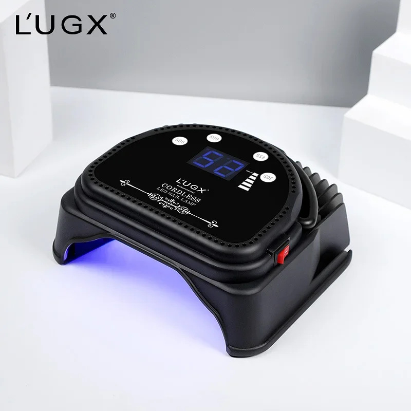 LUGX 무선 휴대충전식 UV LED 네일 램프 프로 드라이어 라이트 66W