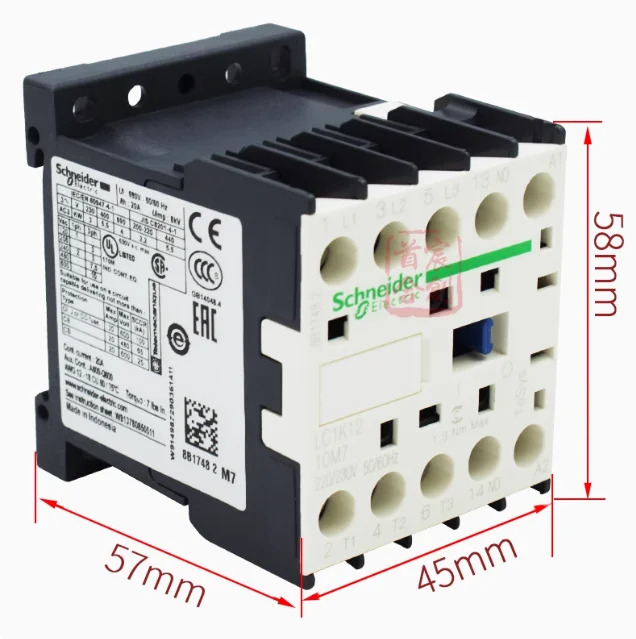 SCHNEIDER 접촉기 LC1K1210M7 코일 전압 220V
