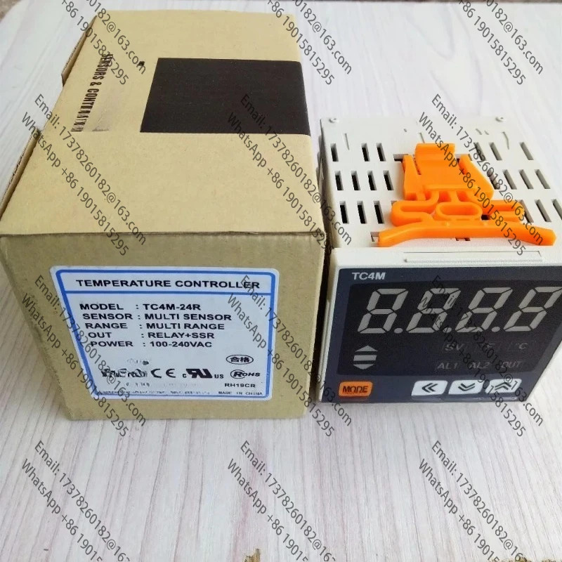 TC4M-24R 온도 컨트롤러 W72 x H72 단일 디스플레이 4 자리 PID 제어 릴레이 SSR 출력 원본