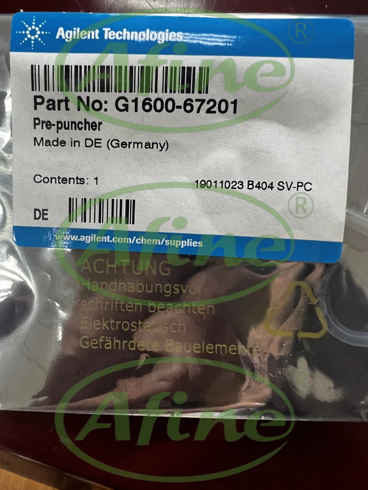 AFINE Agilent G1600-67201 프리 피어서 G1600 용