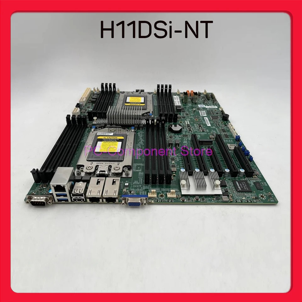 EPYC 7001/7002 시리즈 프로세서슈퍼마이크로 마더보드 내부 NVMe 포트 PCI-E 3.0x4 H11DSi-NT 신