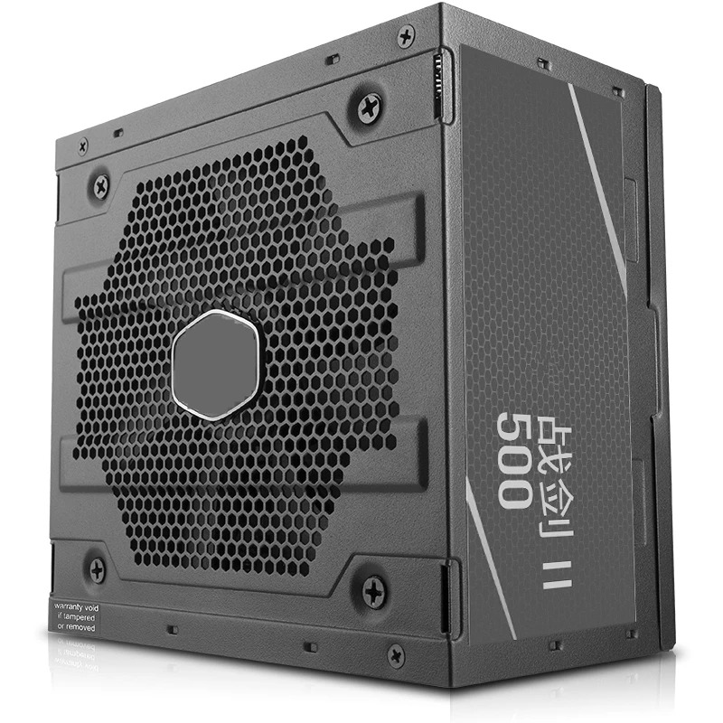 쿨러 마스터 소드 워 II오리지널 PSU 지능형 온도 제어 호스트 전원공급장치 MPW-5001-ACABN1 500W 신