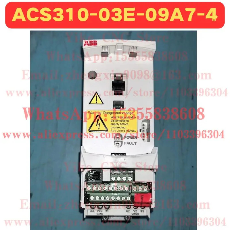 리퍼 주파수 변환기 ACS310-03E-09A7-4 정상 기능 완료 OK